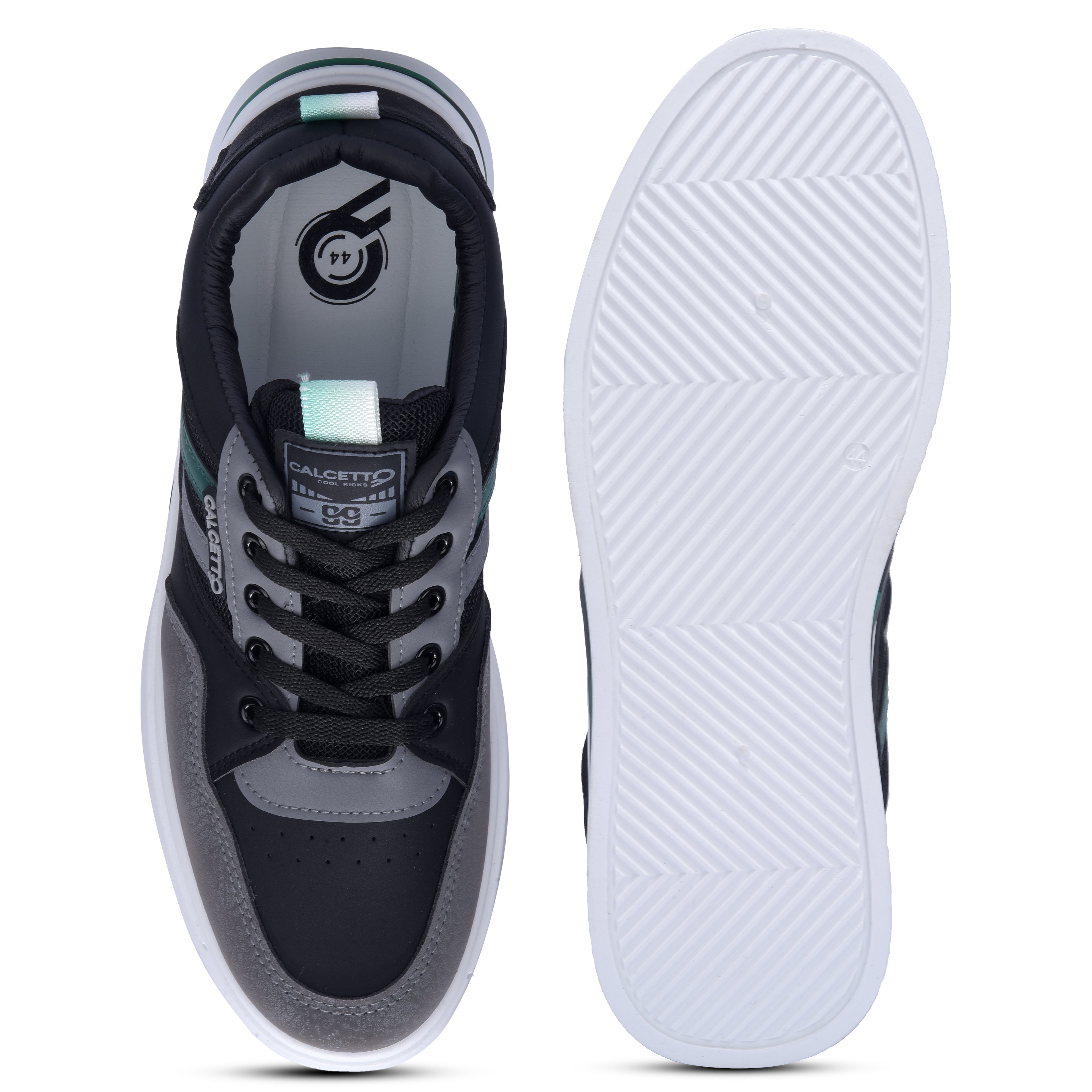 Calcetto CLT-2024 Black Grey Sneaker For Men