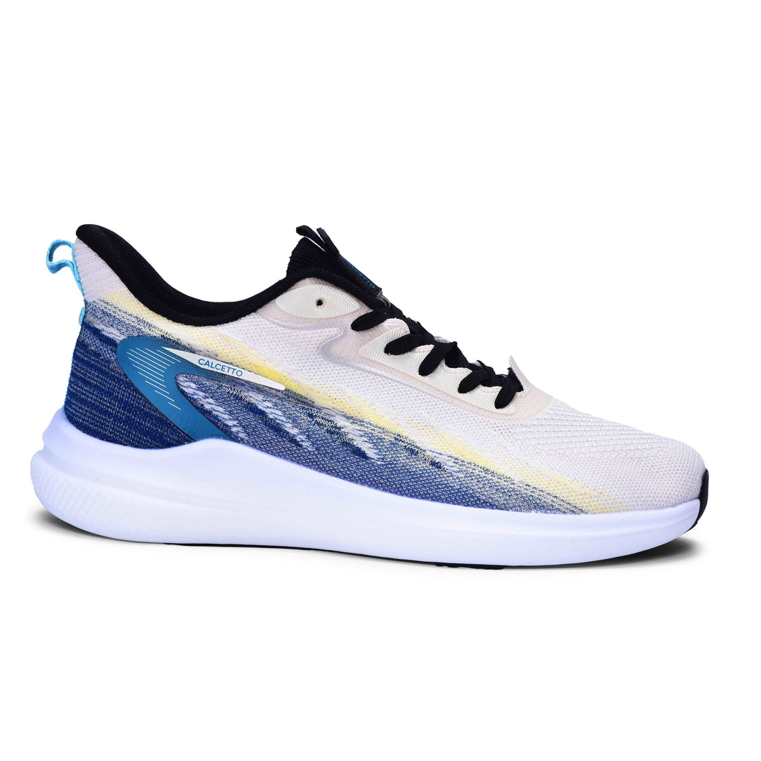 Calcetto CLT-0989 Beige Sea Gree Running Sports Shoe For Men