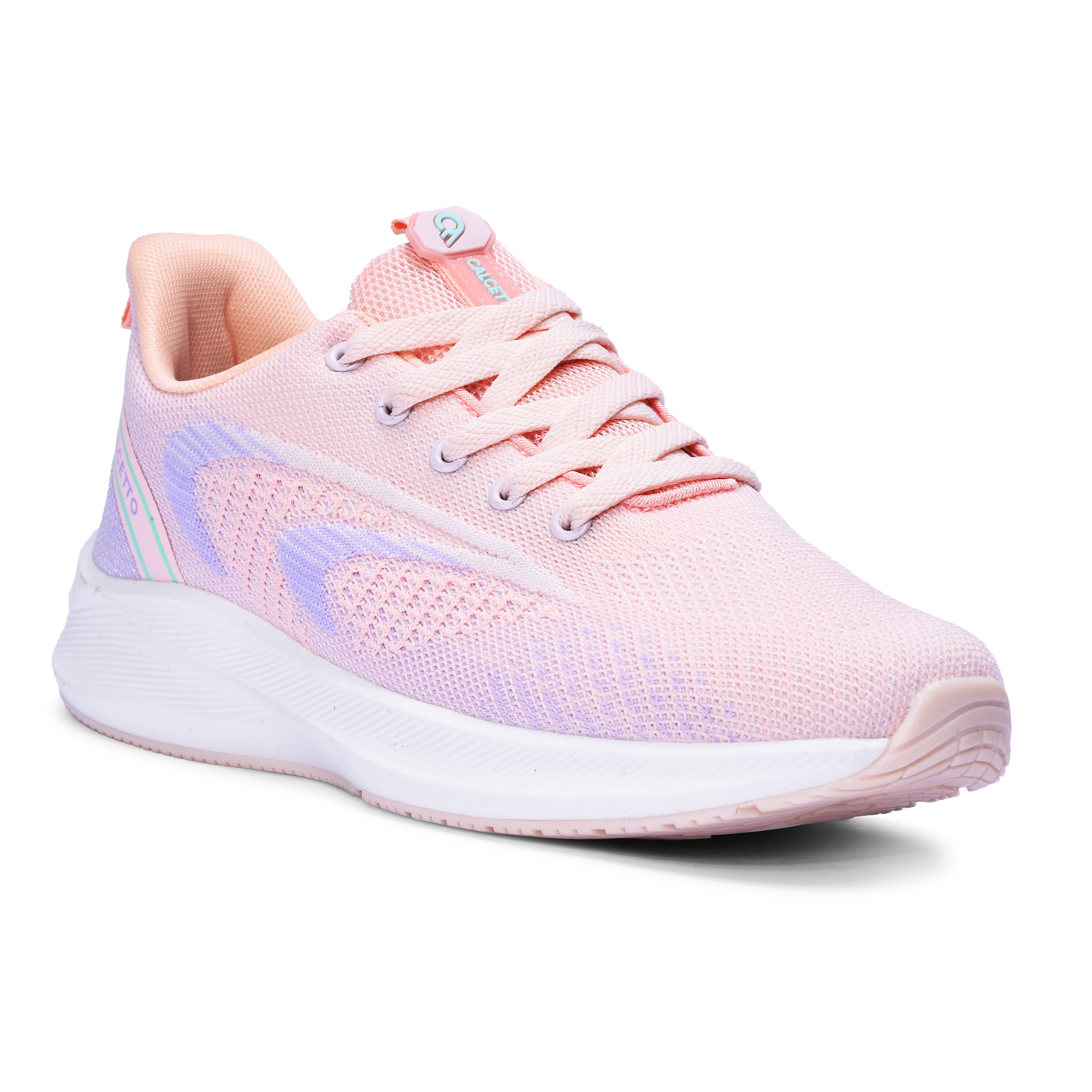 Calcetto CLT-9823 Peach Running Sports Shoe For Women