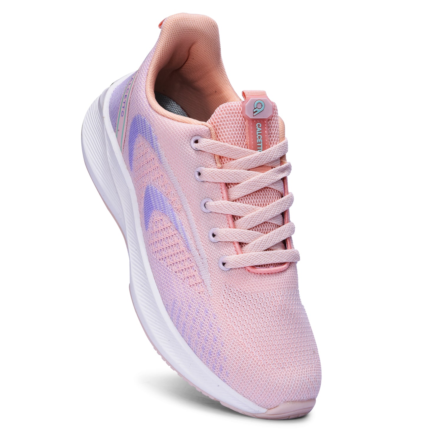 Calcetto CLT-9823 Peach Running Sports Shoe For Women