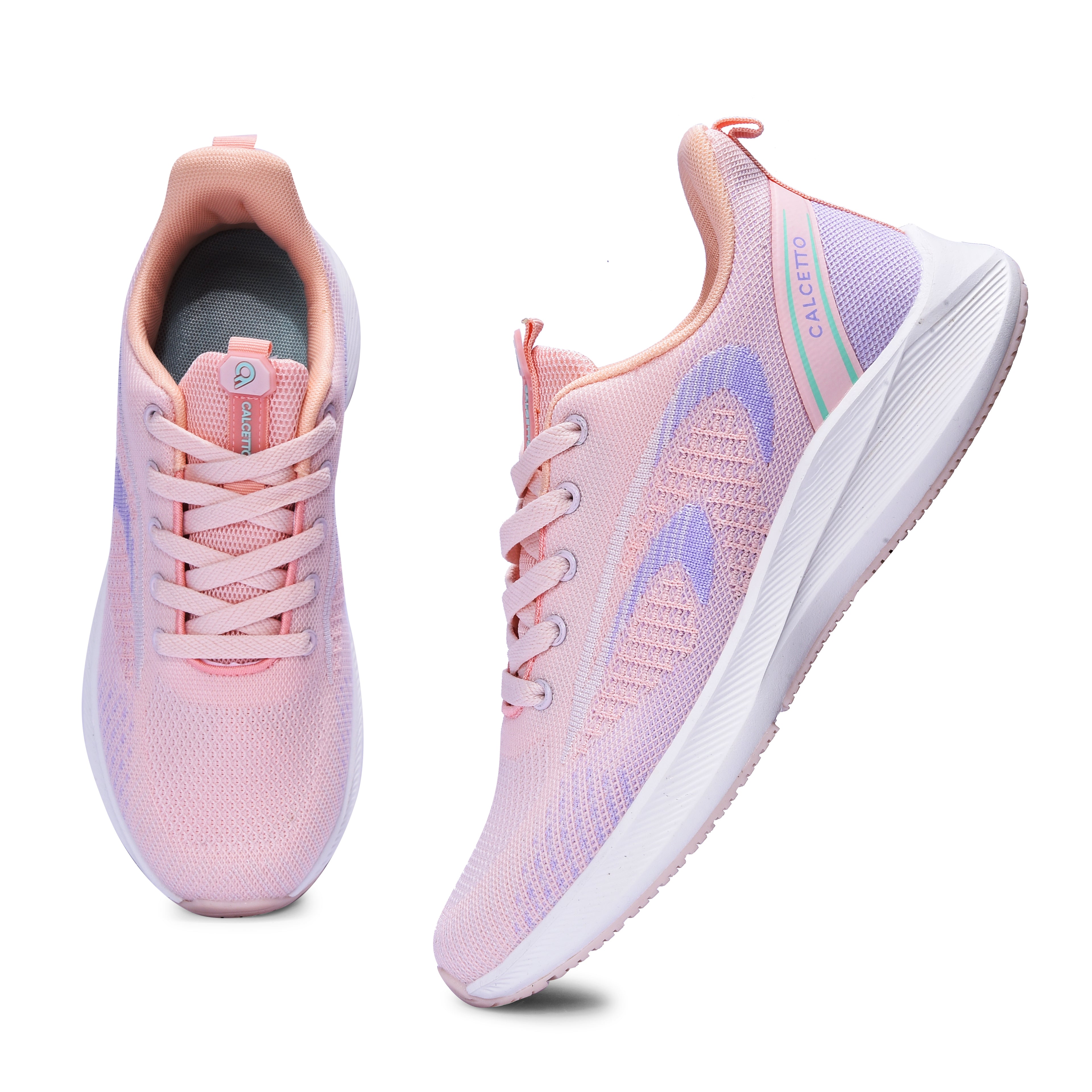 Calcetto CLT-9823 Peach Running Shoe For Women
