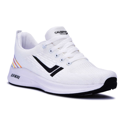 Calcetto CLT-0975 White Running Sports Shoe For Men