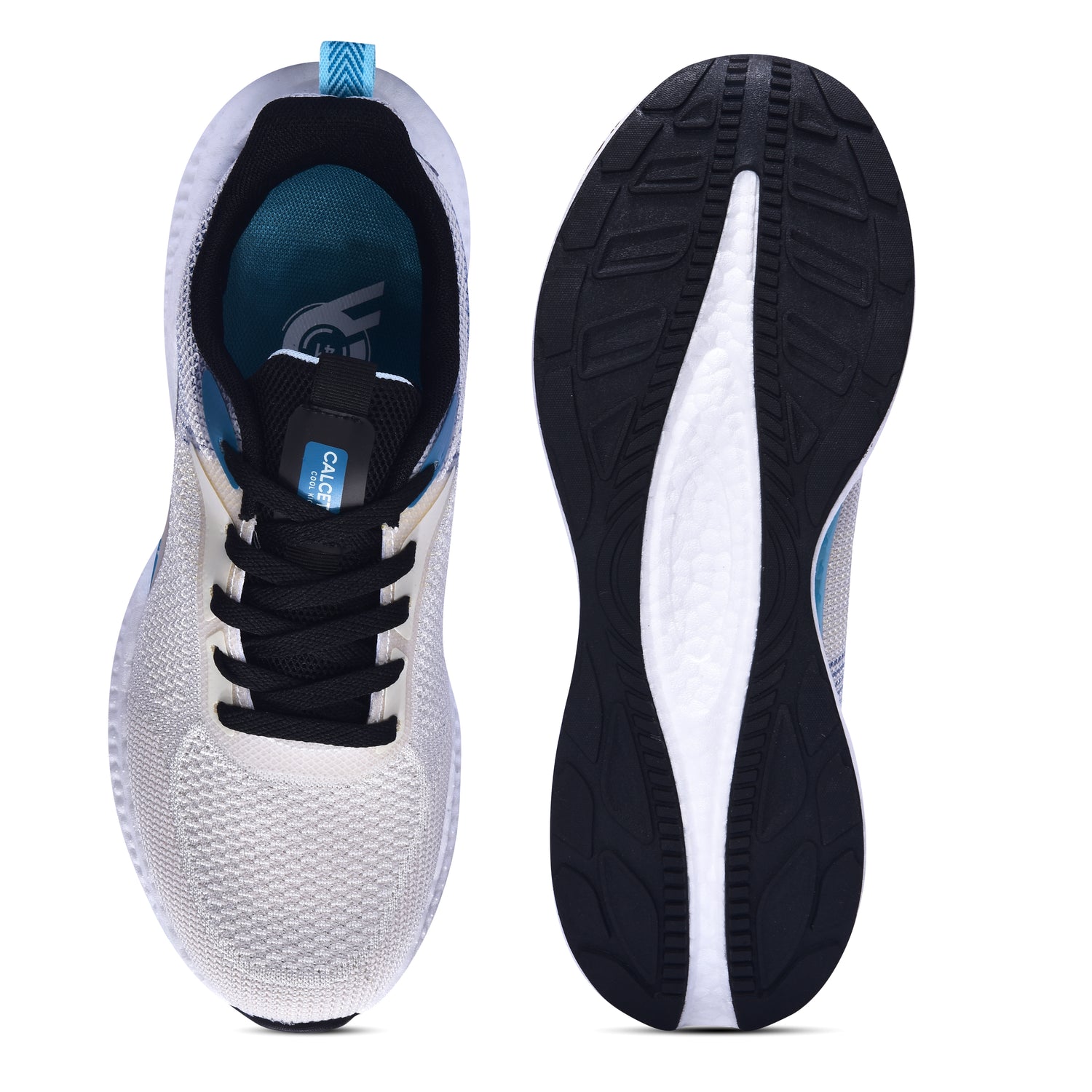 Calcetto CLT-1007 Beige Sea Gree Running Shoe For Men