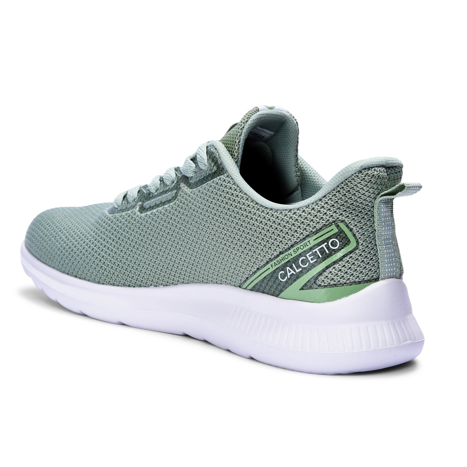 Calcetto CLT-9822 S.Green White Casual Shoe For Women