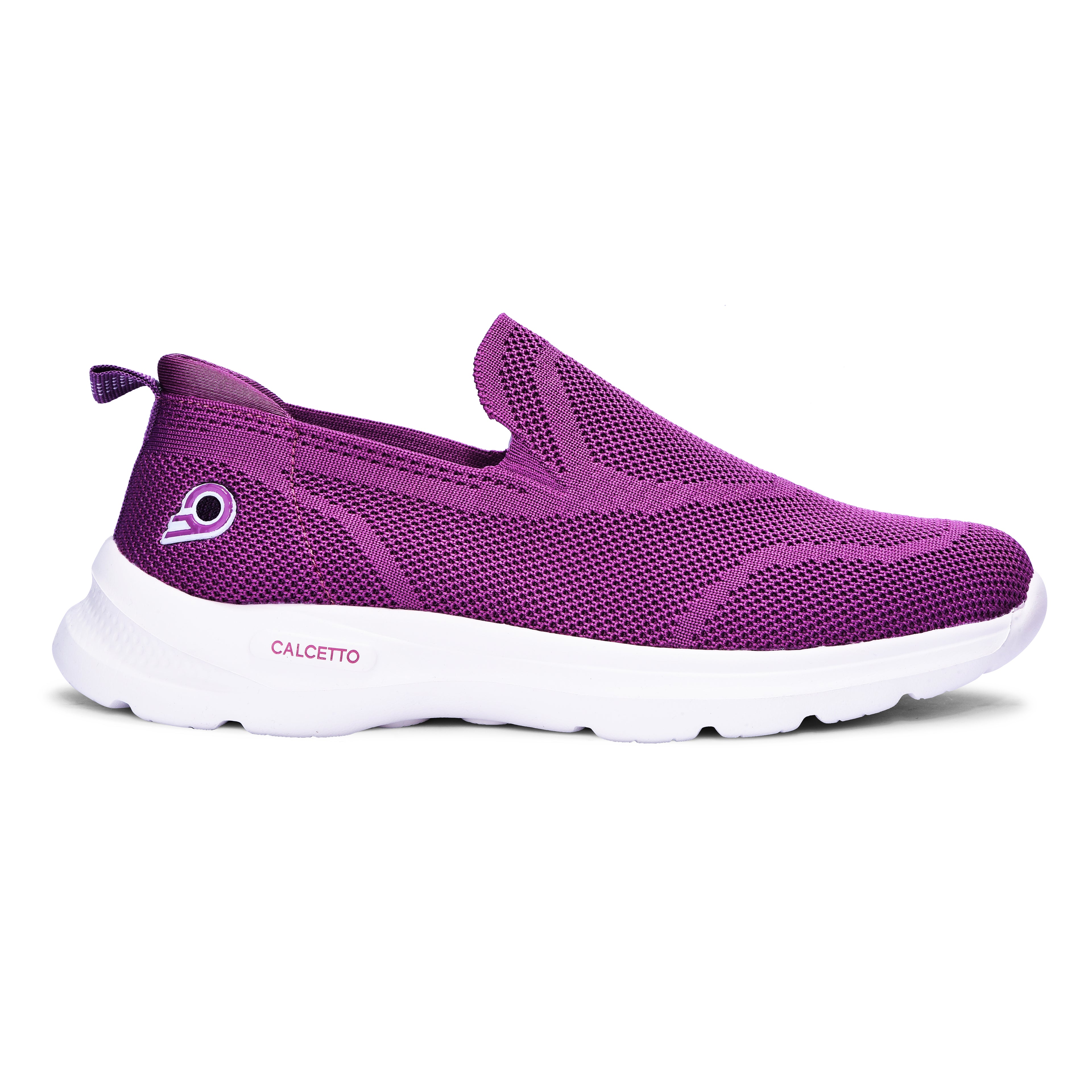 Calcetto CLT-9832 Violet White Casual Slip On For Women