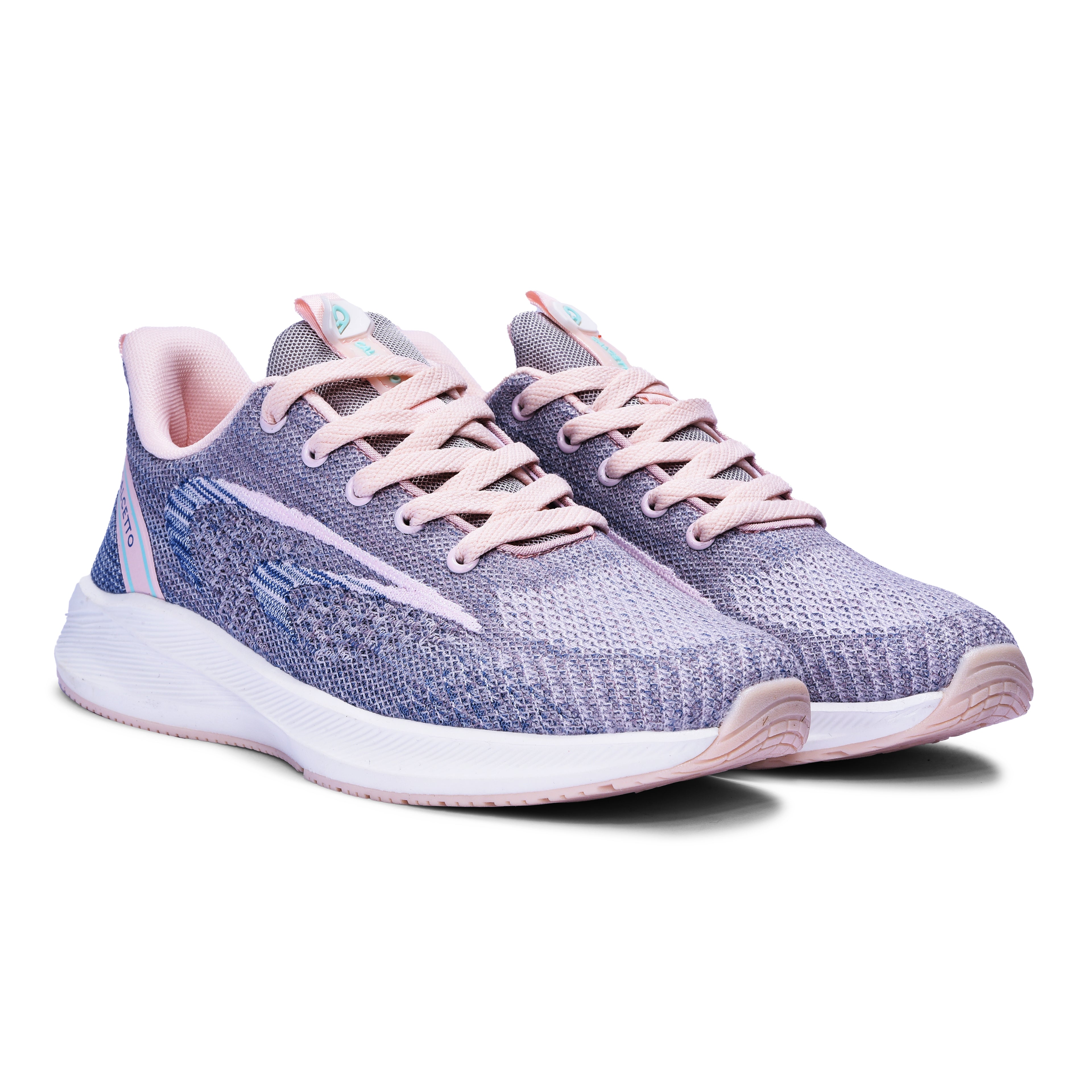 Calcetto CLT-9823 D Grey Peach Running Shoe For Women – Vision