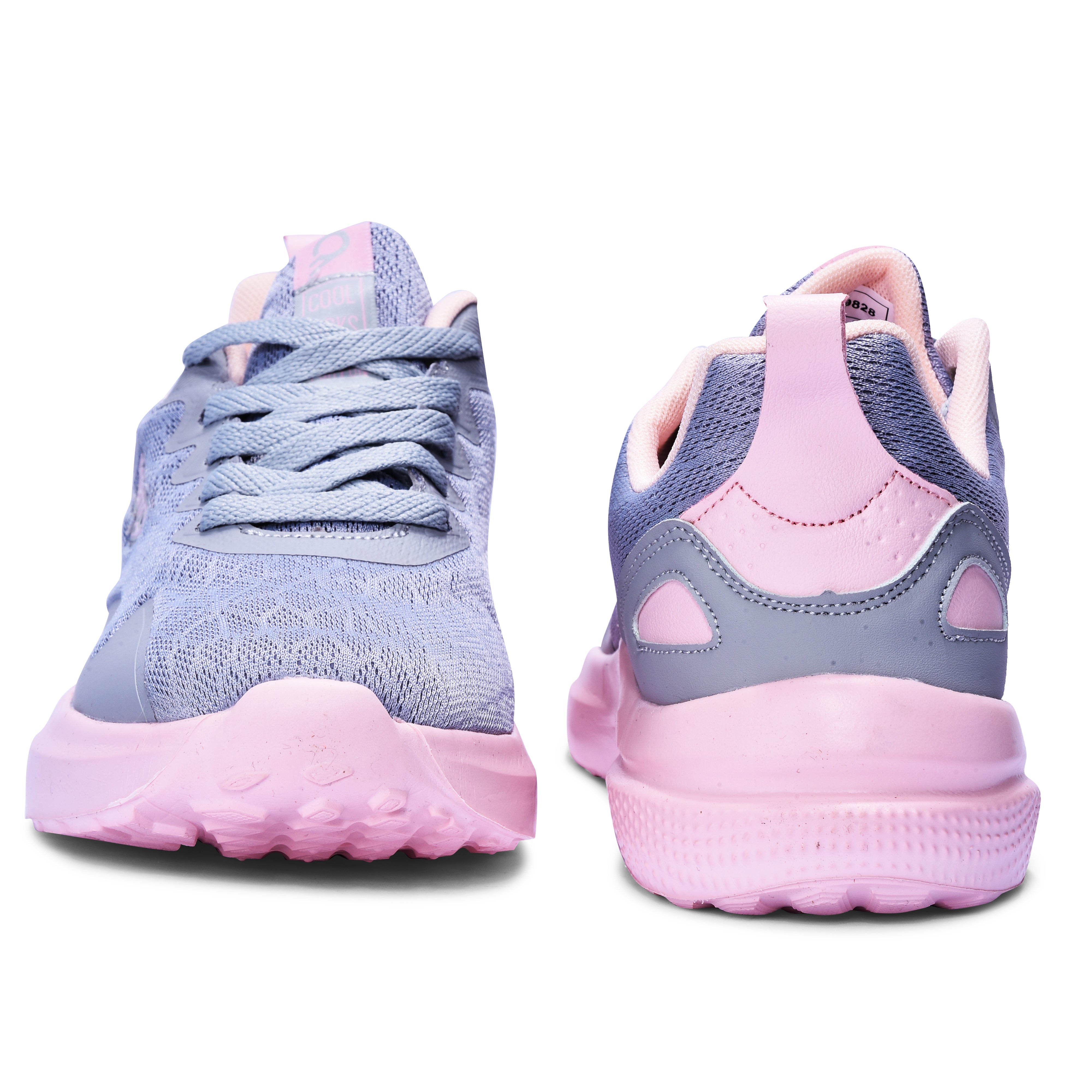 Calcetto CLT-9828 L Grey Pink Casual Shoe For Women