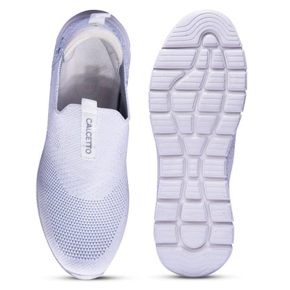 Calcetto CLT-9819 Full White Casual Shoe For Women