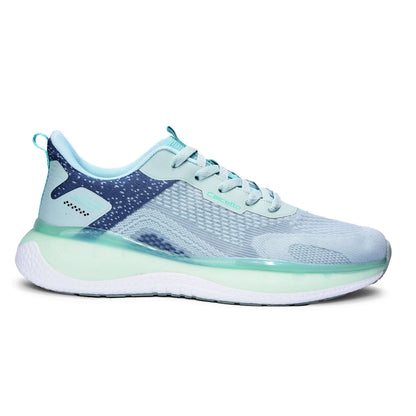 Calcetto CLT-0986 Green Blue Running Sports Shoe For Men