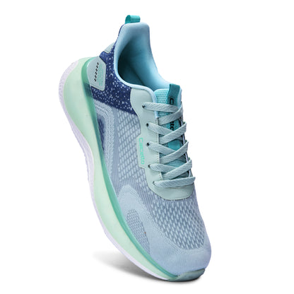 Calcetto CLT-0986 Green Blue Running Shoe For Men