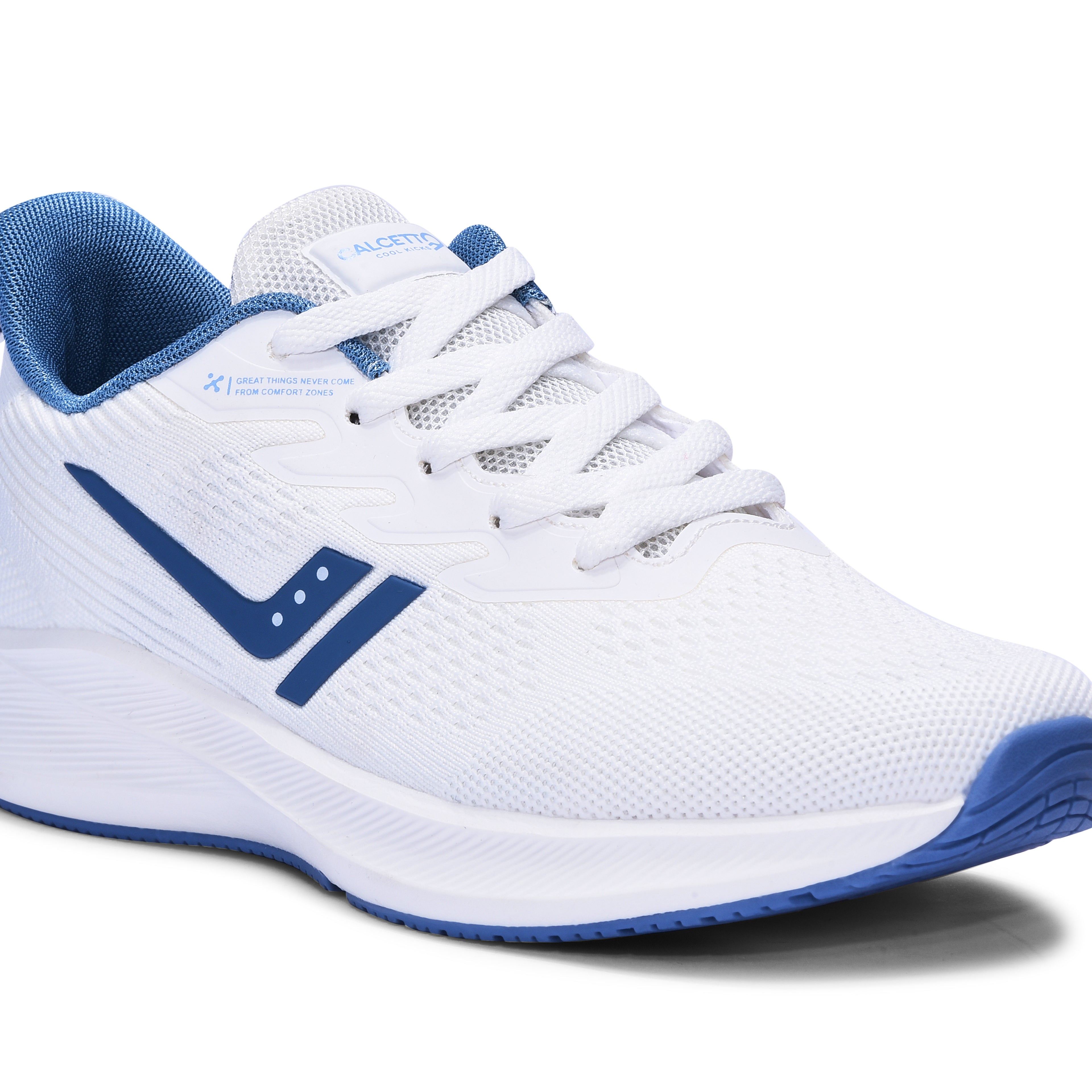 Calcetto CLT-0964 White Running Shoe For Men
