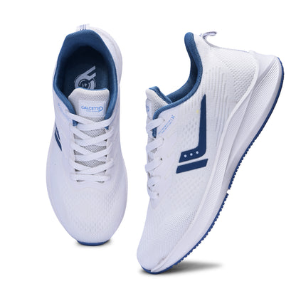 Calcetto CLT-0964 White Running Shoe For Men