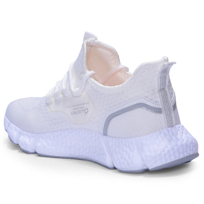 Calcetto CLT-0973 White Casual Shoe For Men