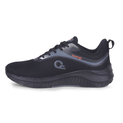 Calcetto CLT-2032 Black Men Running Sports Shoe