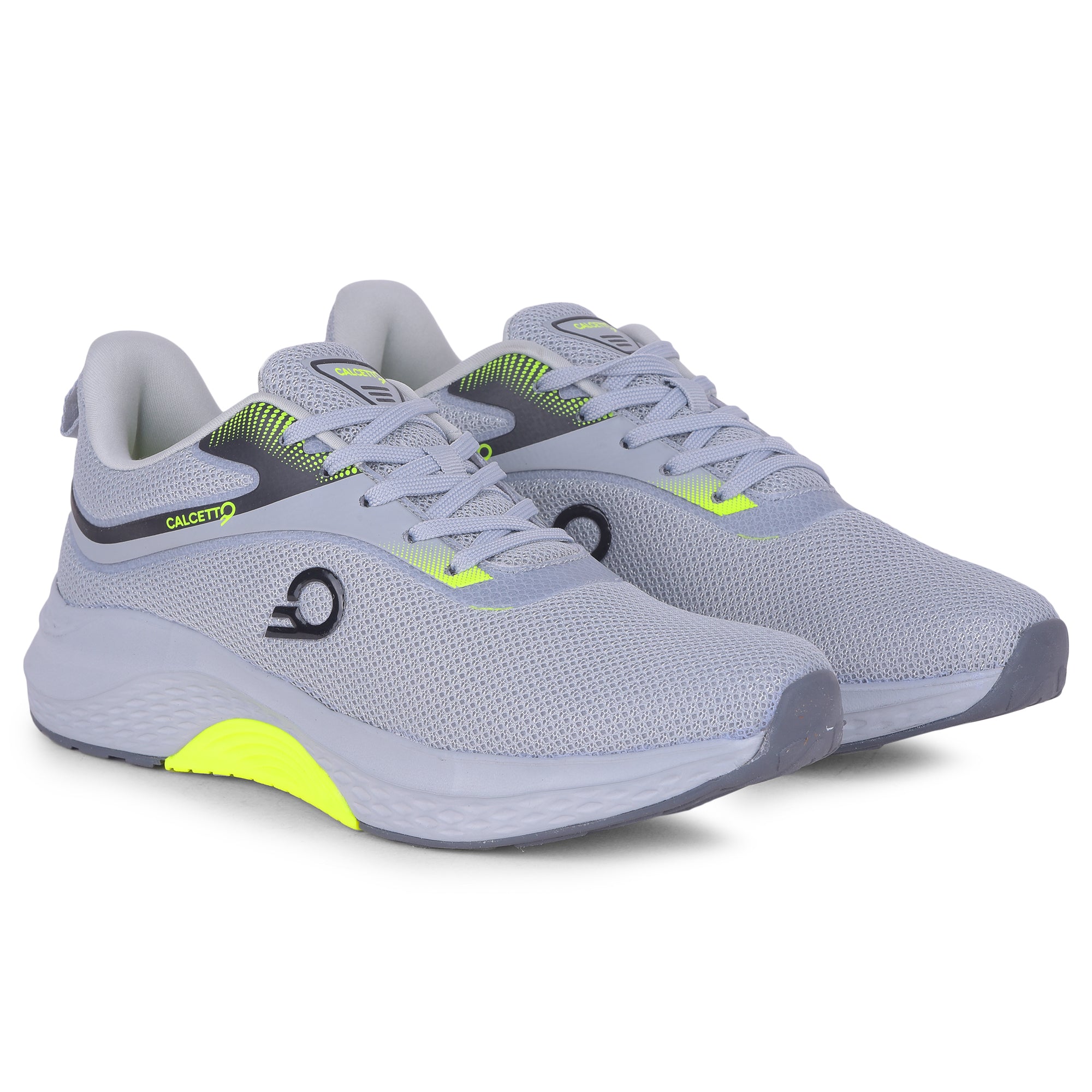 Calcetto CLT-2032 L Grey Lime Men Running Sports Shoe