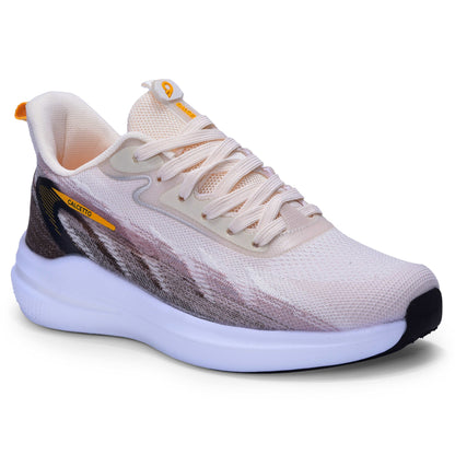 Calcetto CLT-0989 Beige Running Sports Shoe For Men