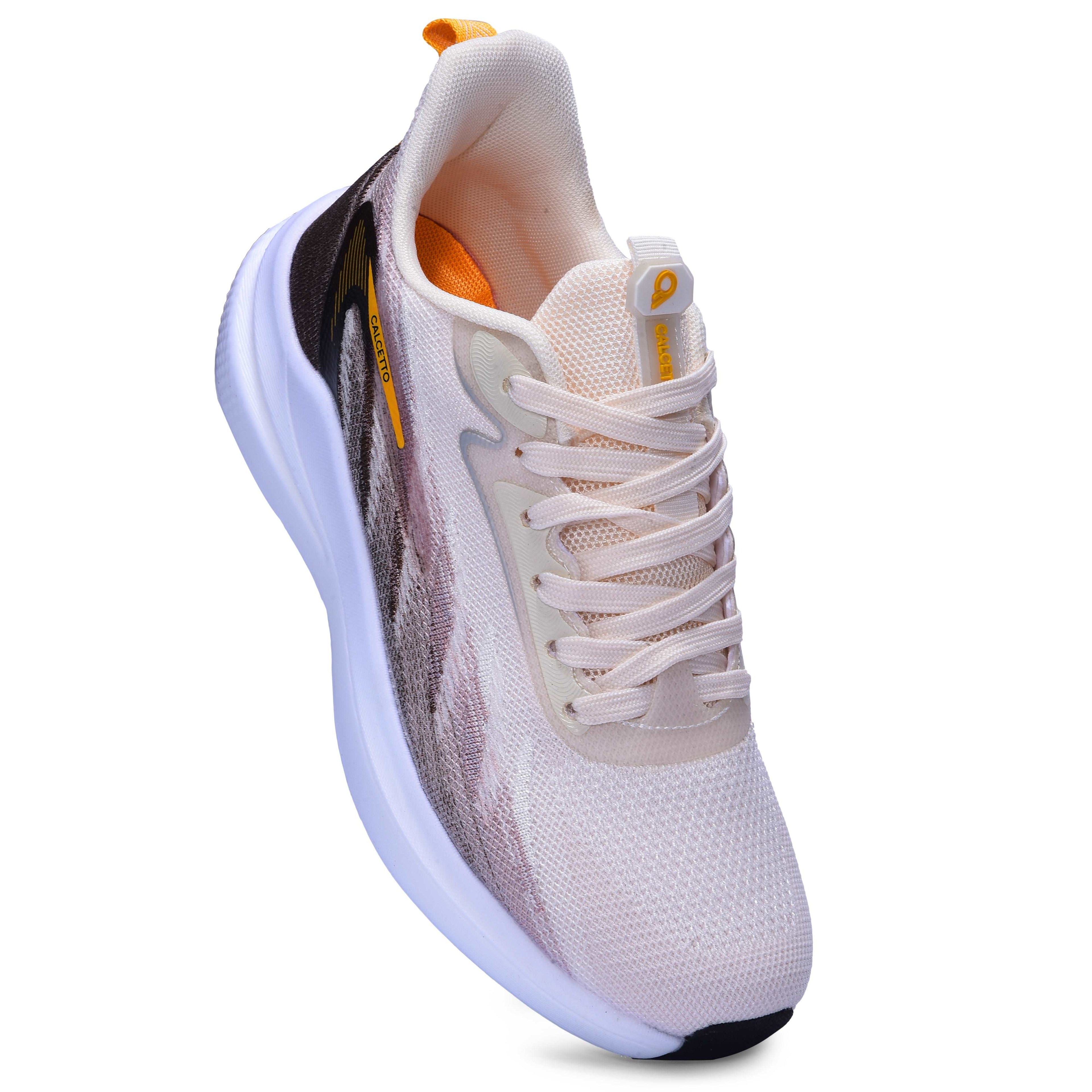 Calcetto CLT-0989 Beige Running Sports Shoe For Men