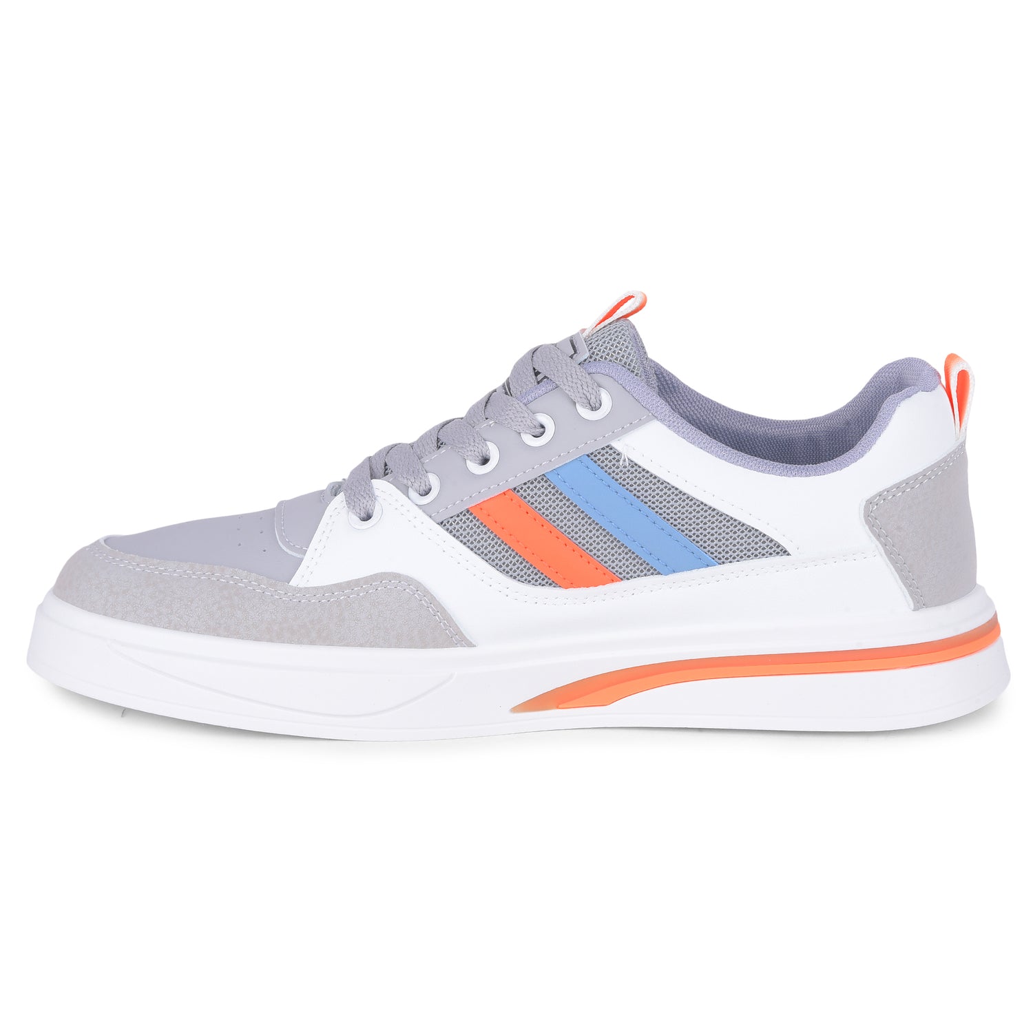 Calcetto CLT-2024 Grey Orange Sneaker For Men