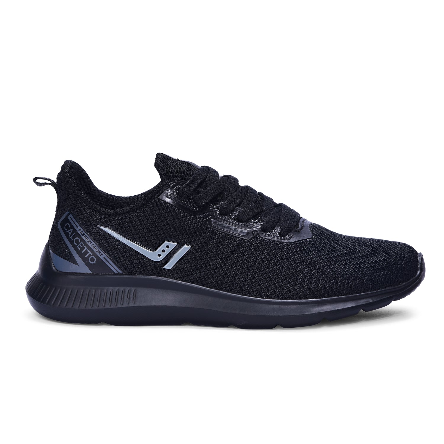 Calcetto CLT-9822 Full Black Women Casual Shoes