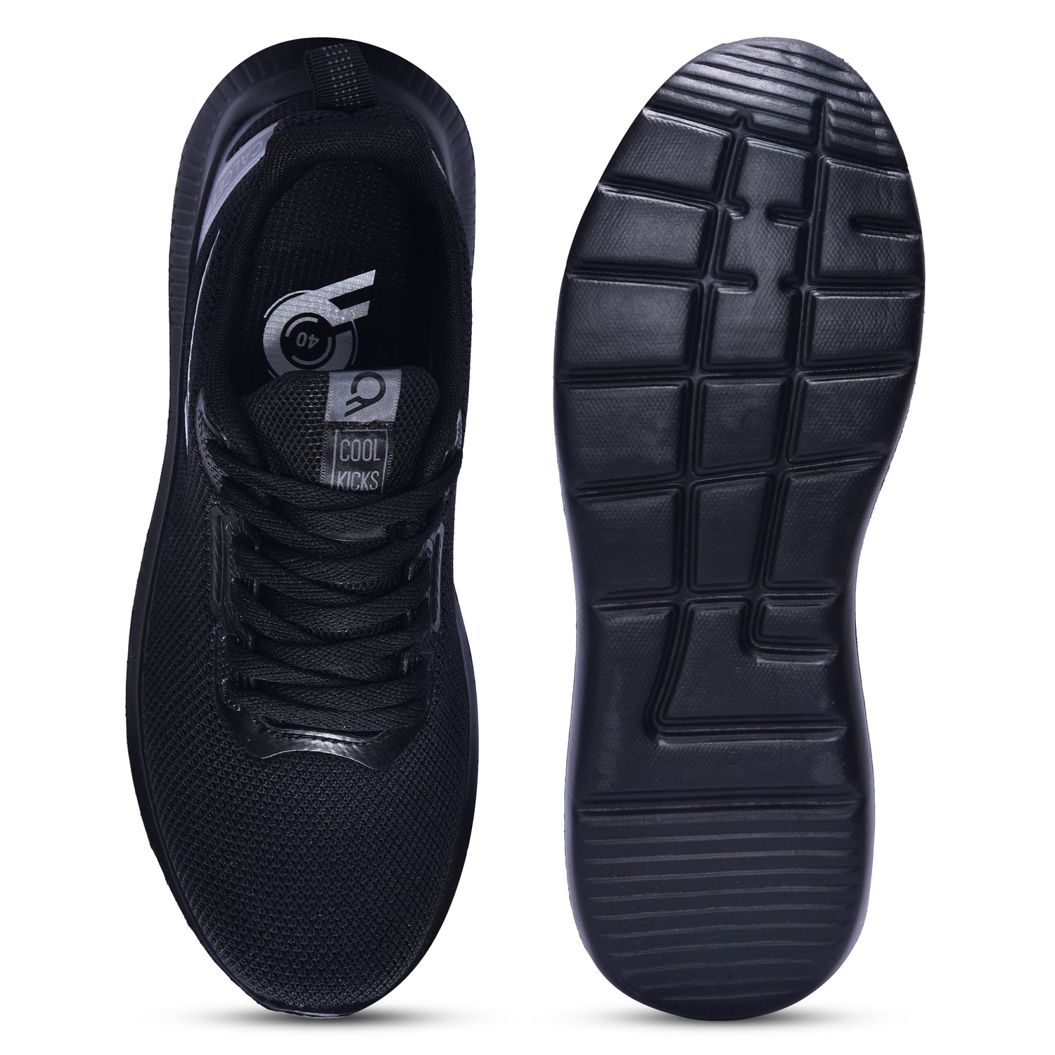 Calcetto CLT-9822 Full Black Women Casual Shoes
