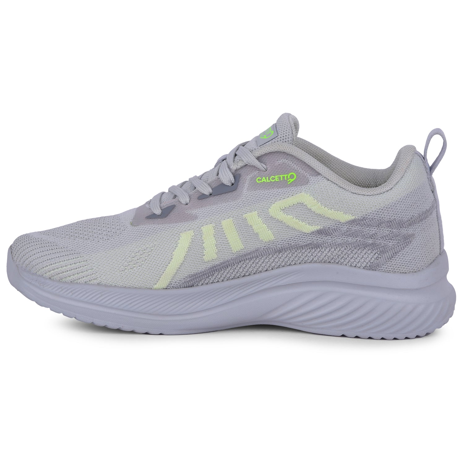 Calcetto CLT-2033 Grey Lime Casual Shoe For Men