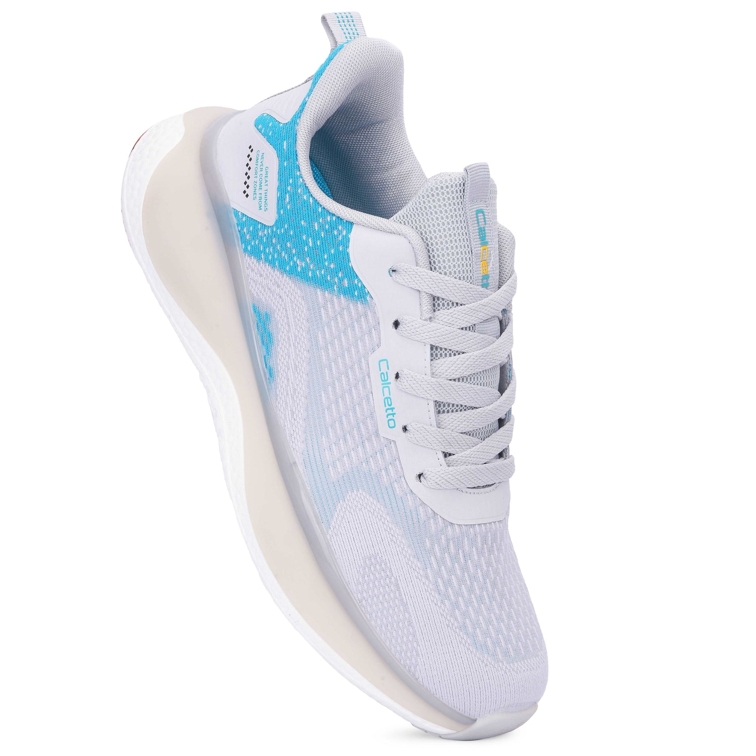 Calcetto CLT-0986 L Grey Sea Gre Running Sports Shoe For Men