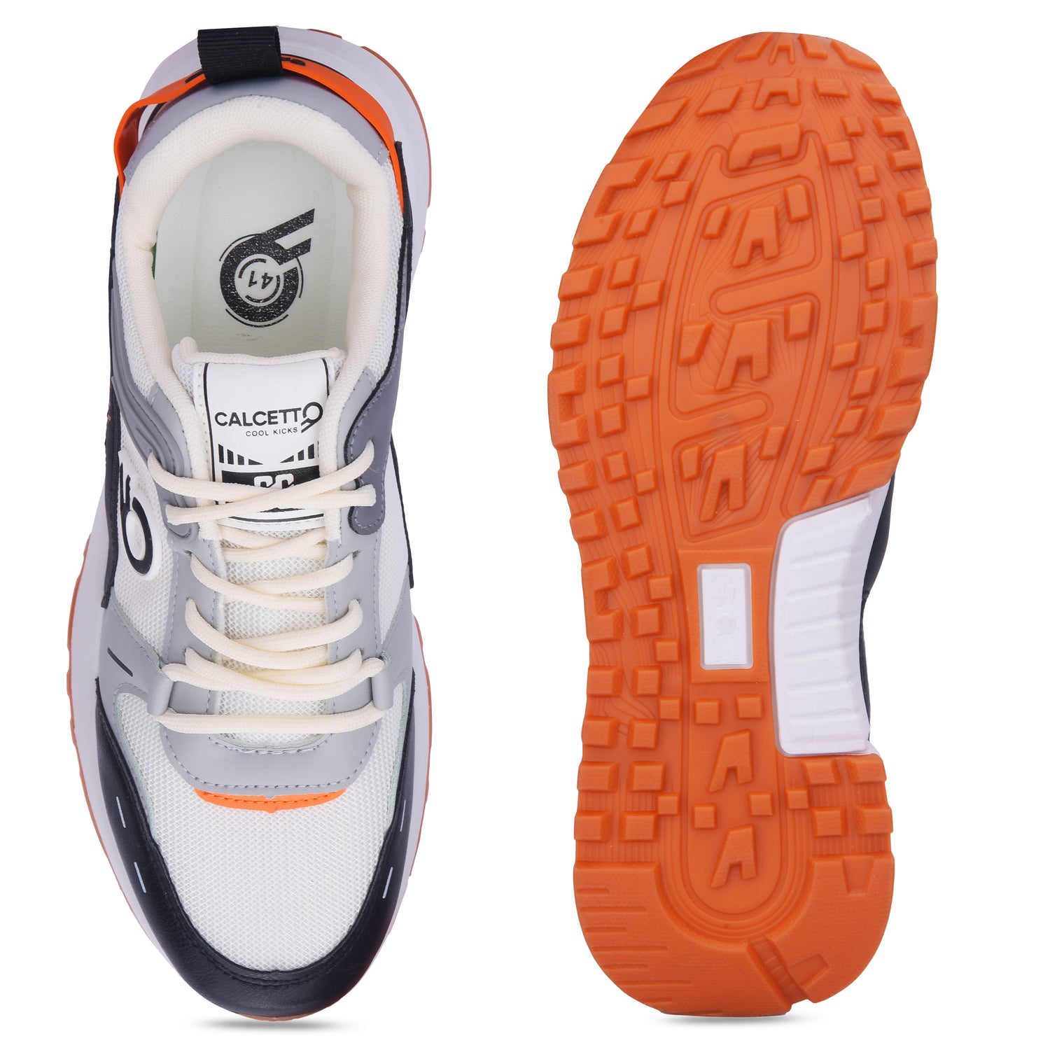 Calcetto CLT-2020 White Black Men Sneaker