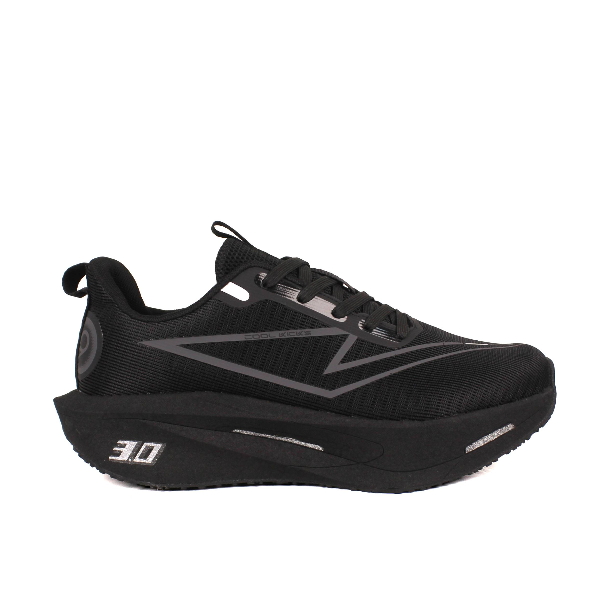 Light Weight CLT-9841 BLACK Running Shoes