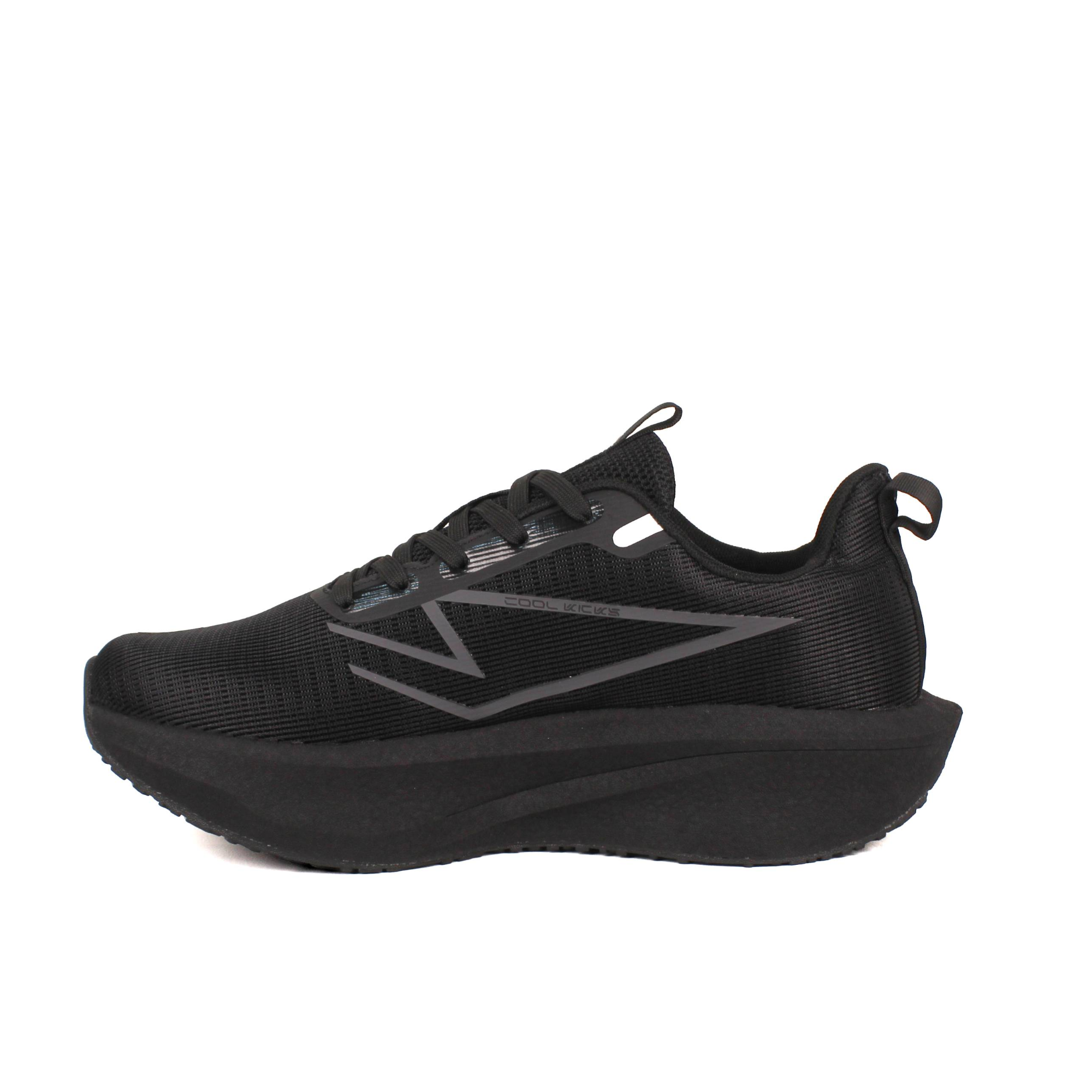 Light Weight CLT-9841 BLACK Running Shoes