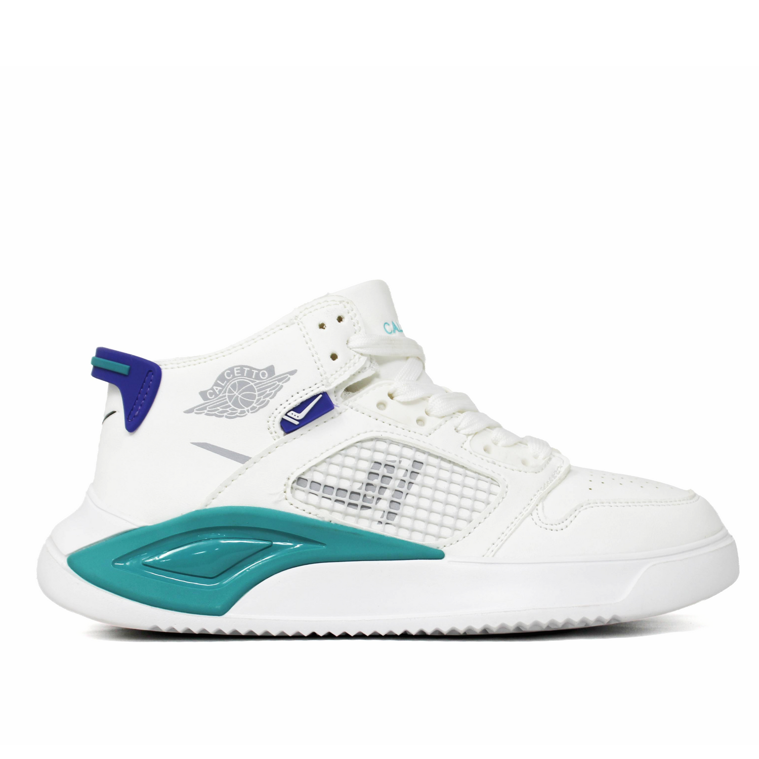 Women CLT-9831 Sneakers White S Green