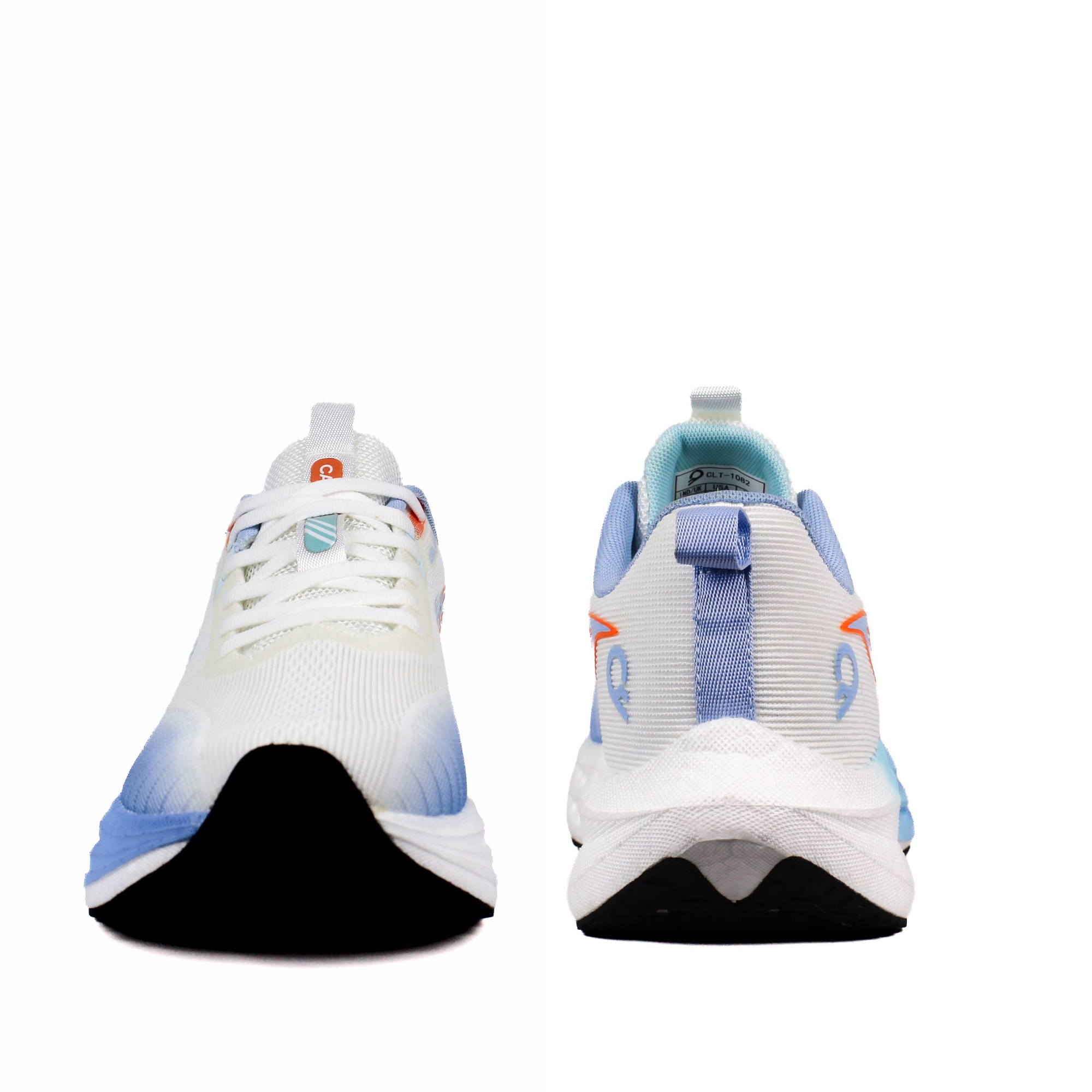 Light Weight CLT-1082 WHITE BLUE Running Shoes