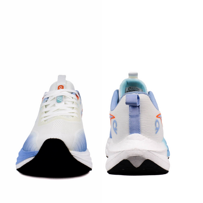 Light Weight CLT-1082 WHITE BLUE Running Shoes
