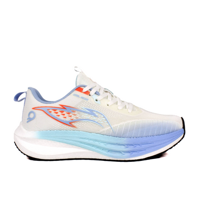 Light Weight CLT-1082 WHITE BLUE Running Shoes