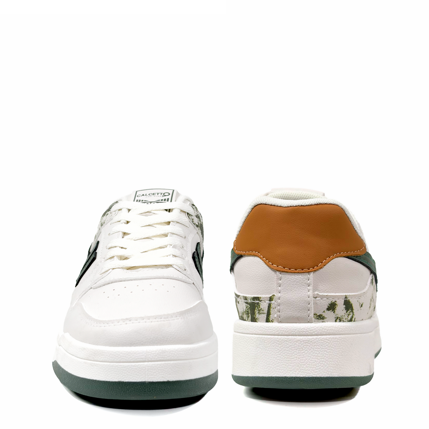 Light Weight CLT-6065 BEIGE GREEN Sneakers
