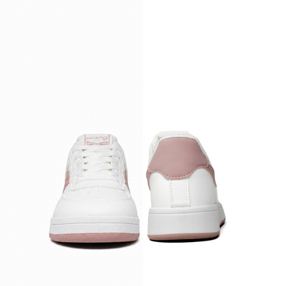 Light Weight CLT-9846 WHITE PINK Running Shoes