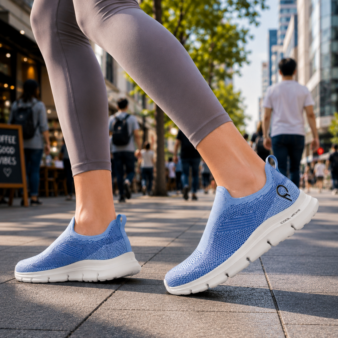 Women CLT-9848 Sports Ice Blue Navy