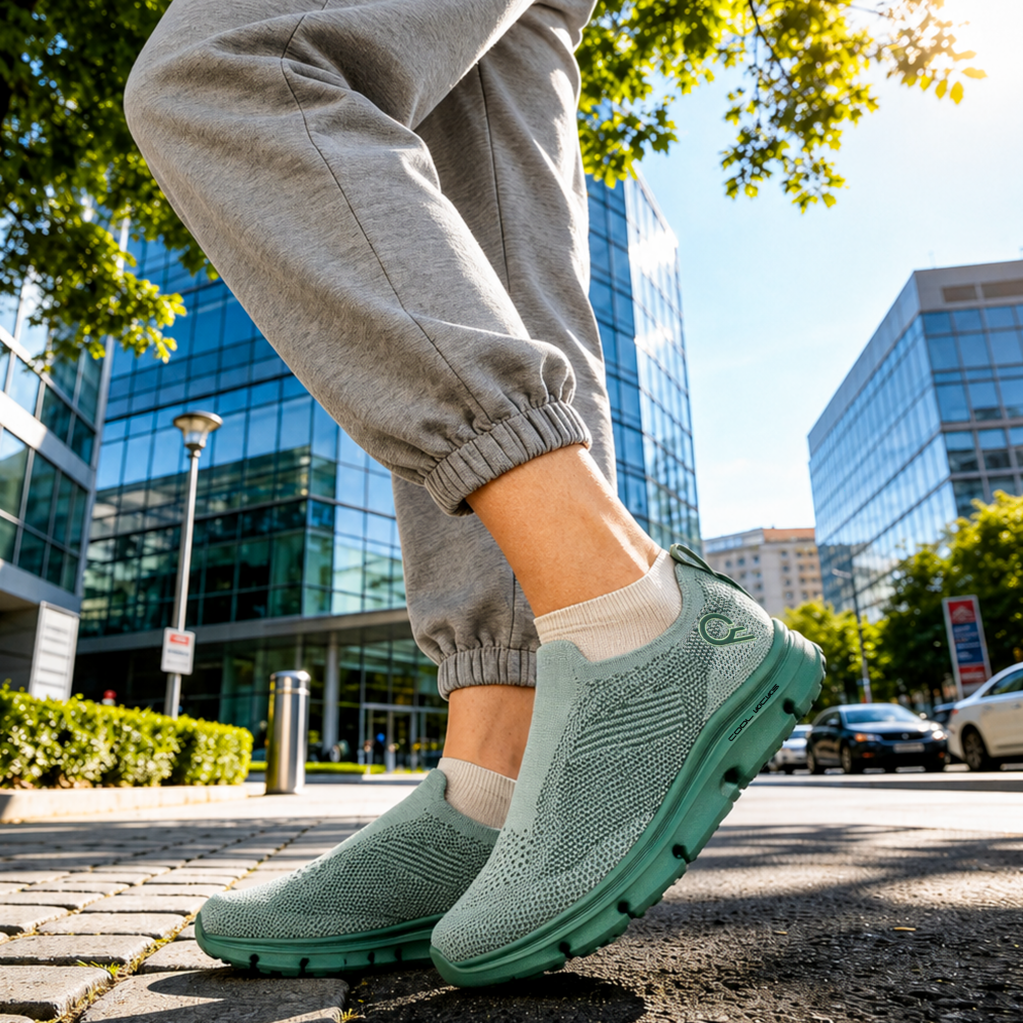 Women CLT-9848 Sports Olive Pista