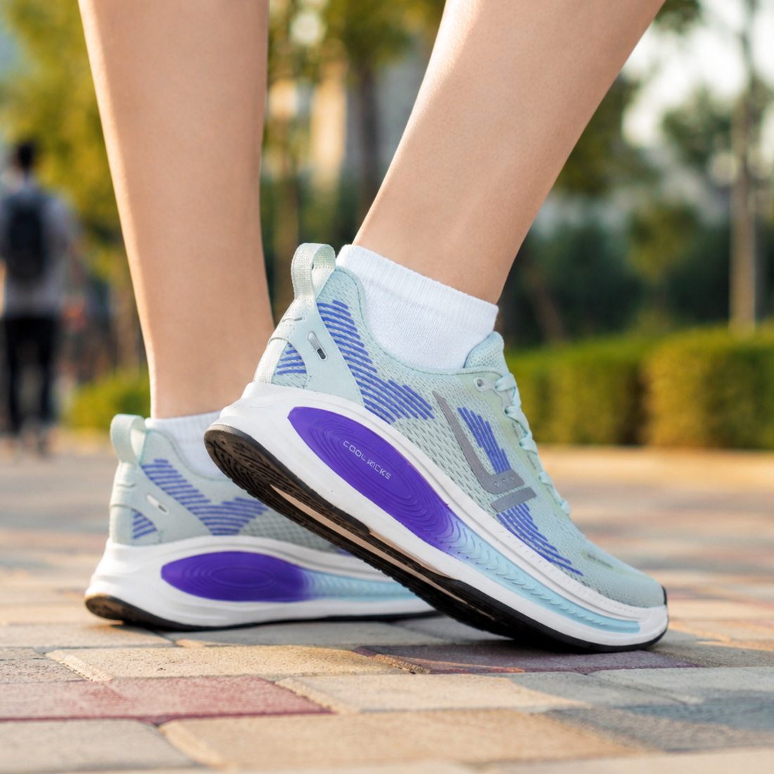 Light Weight CLT-9844 SEA GREEN Running Shoes