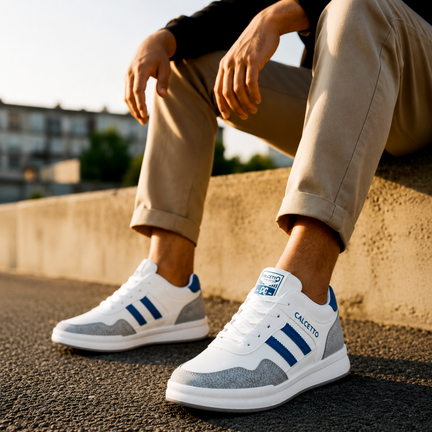 Light Weight CLT-6061 WHITE SKY Sneakers