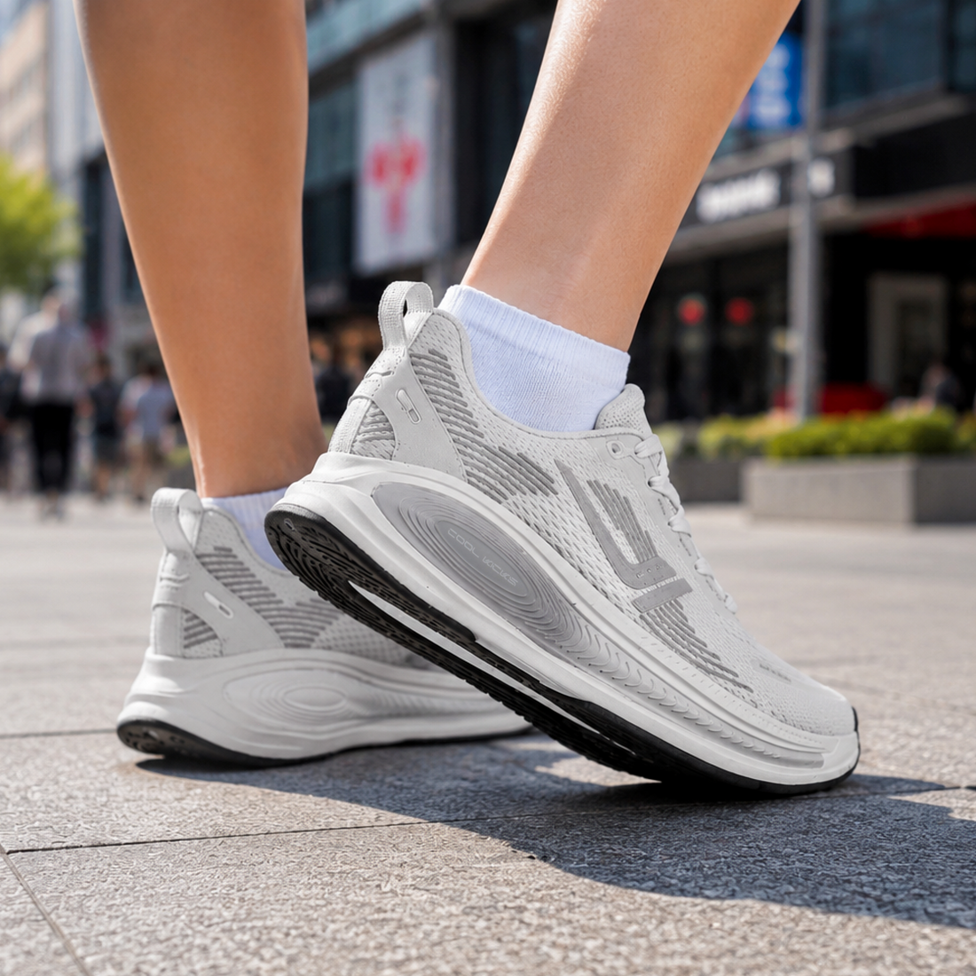 Women CLT-9844 Sports White
