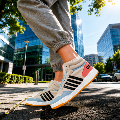 Light Weight CLT-9852 GREY SKY BLACK Running Shoes