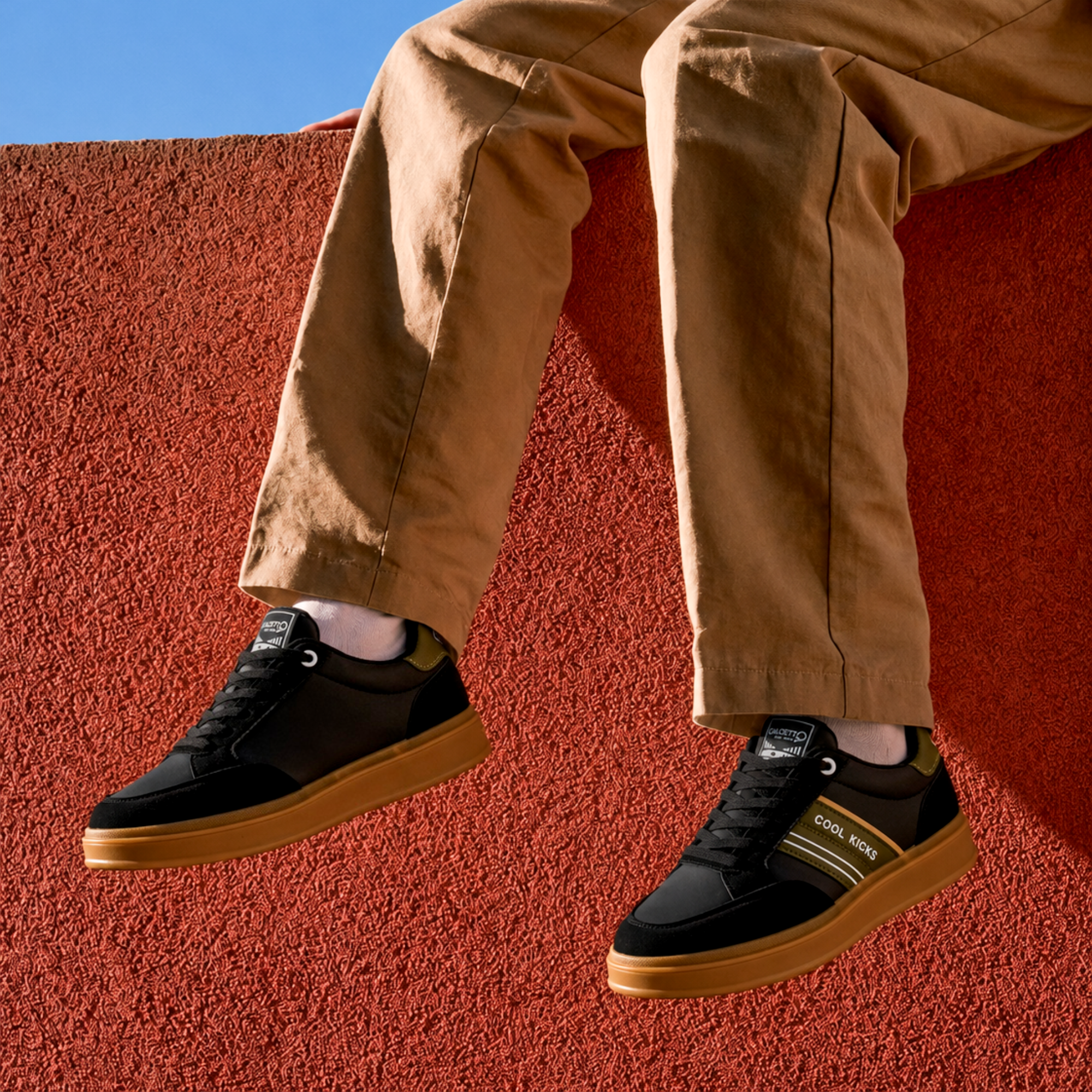 Light Weight CLT-6070 BLACK Sneakers