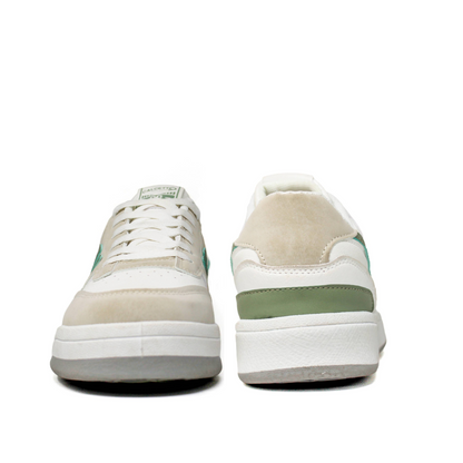 Light Weight CLT-6019 WHITE GREY GRN Sneakers