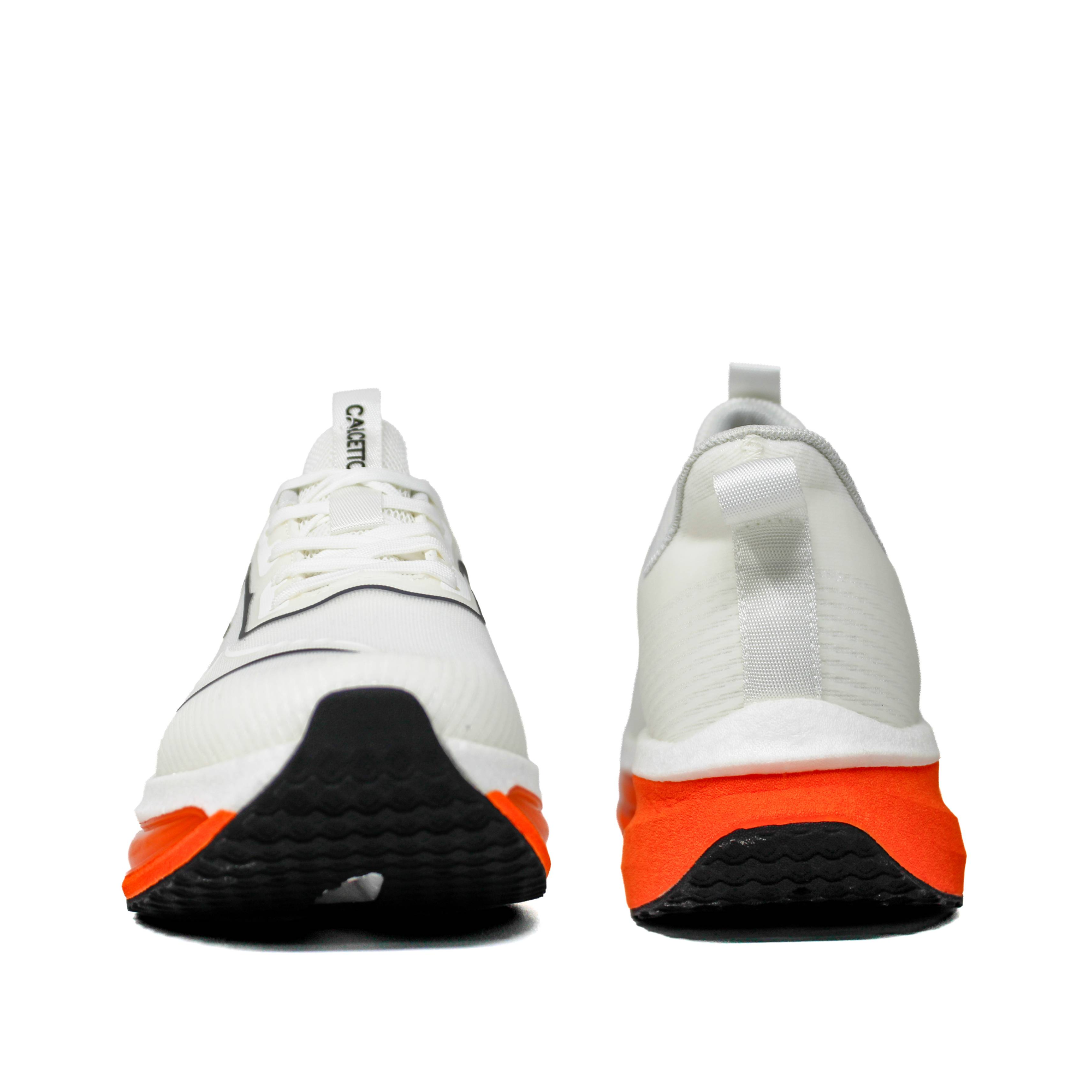 Light Weight CLT-1062 WHITE ORANGE Running Shoes