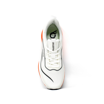 Light Weight CLT-1062 WHITE ORANGE Running Shoes