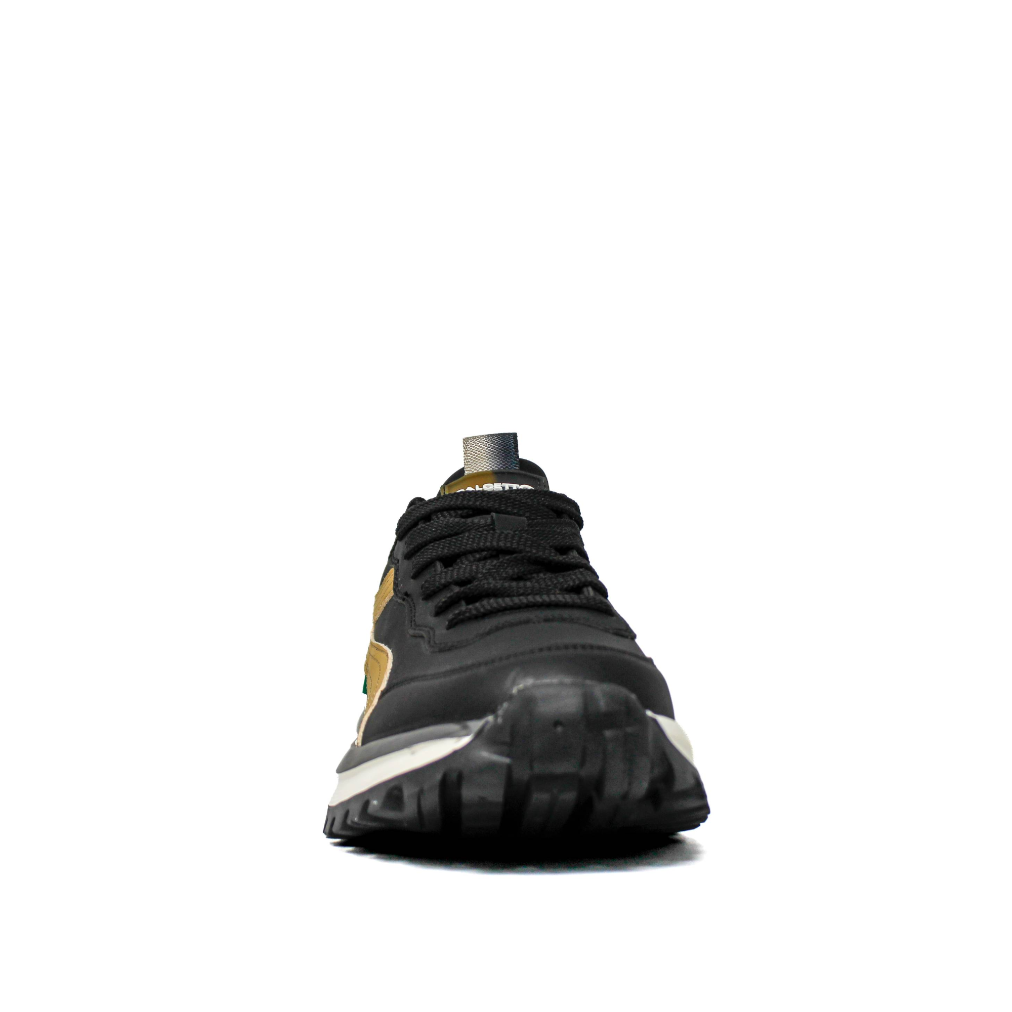 Light Weight CLT-1073 BLACK GOLD Running Shoes
