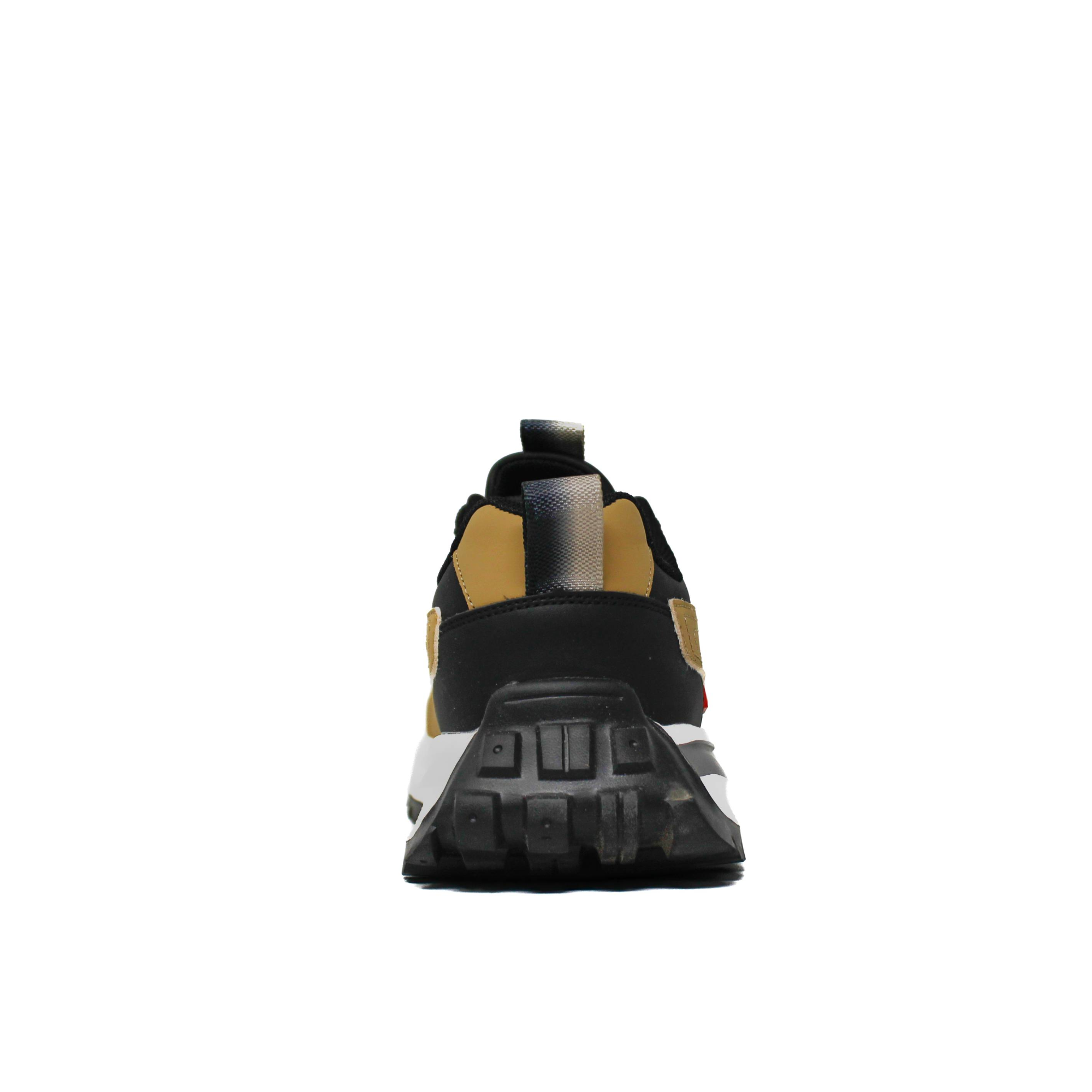 Light Weight CLT-1073 BLACK GOLD Running Shoes
