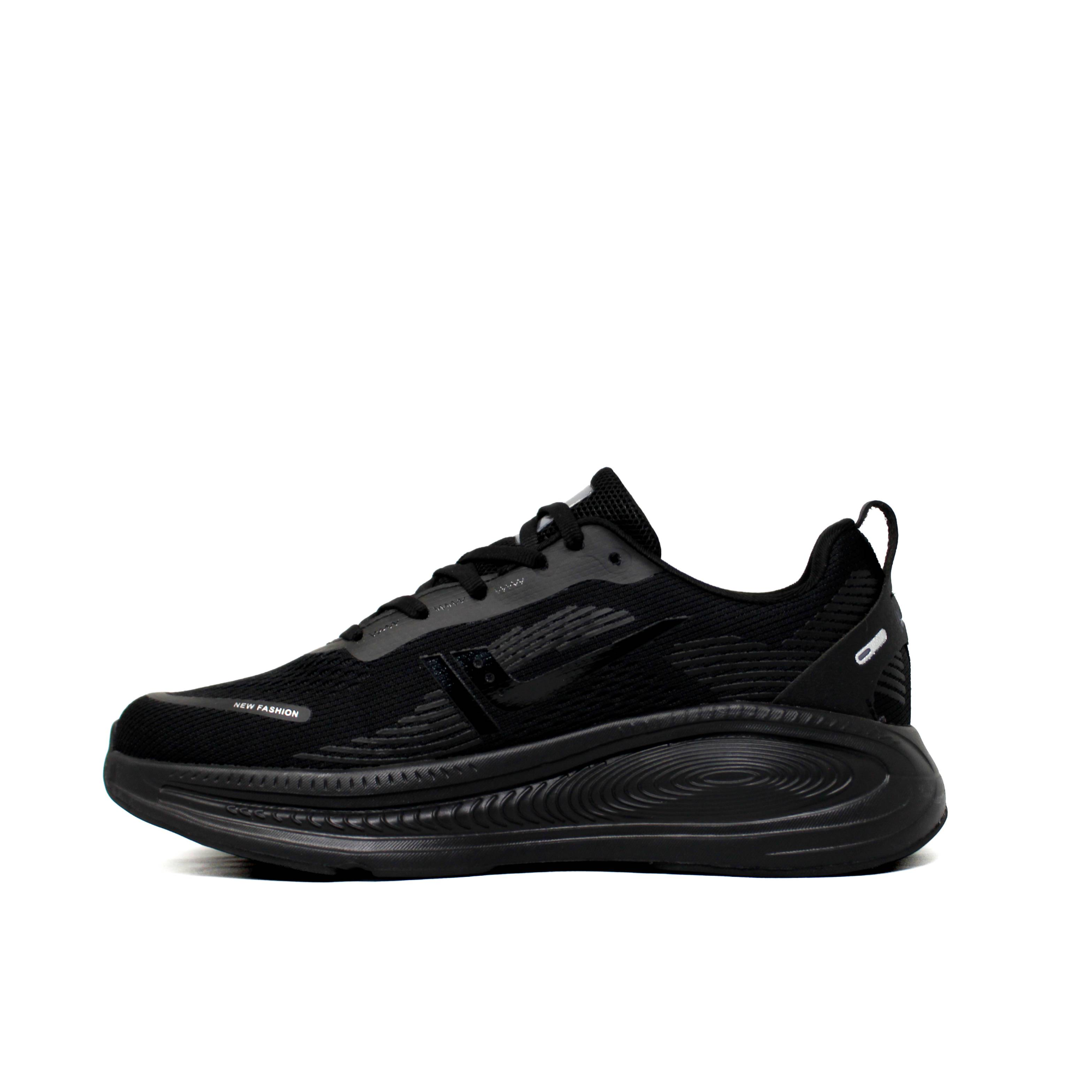 Light Weight CLT-1079 BLACK Running Shoes