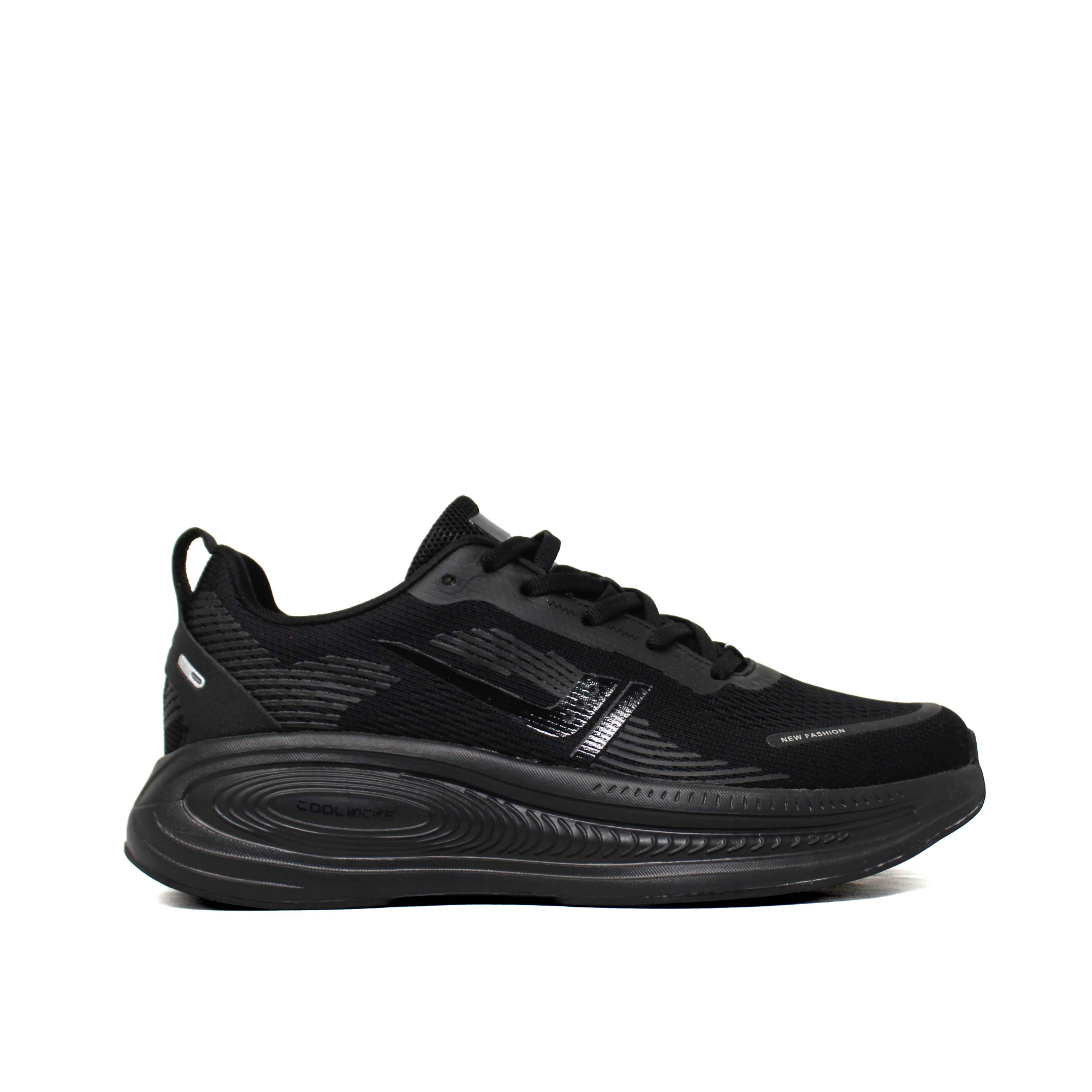 Light Weight CLT-1079 BLACK Running Shoes