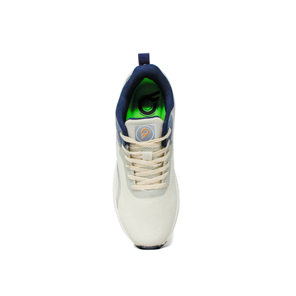 Light Weight CLT-2085 L BEIGE NAVY Running Shoes